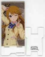 所恵美 アクリルスマホスタンド 「アイドルマスター ミリオンライブ! STARDOM ROAD THEATER COLLABO CAFE in ORBカフェ ＆ Clove Lounge 一宮真珠星テーマカフェ」