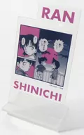 "CASE CLOSED × 3 coins" smartphone stand by Shinichi KUDO and Ran MORI (child)