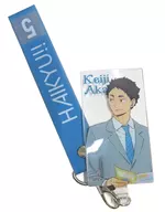 Phone tab with AKAASHI KEIJI strap "Haikyu!!! Fly! Enjoy the best scenery at the top of the country!"