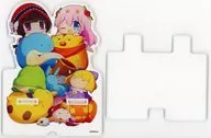 Gathered (deformed) acrylic smartphone stand "オトギフロンティア"