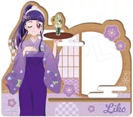 B.十六夜リコ(甘味処ver.) 描き下ろし 木製スマホスタンド 「魔法つかいプリキュア!!～MIRAI DAYS～」