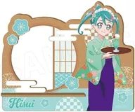 D.ひすい(甘味処ver.) 描き下ろし 木製スマホスタンド 「魔法つかいプリキュア!!～MIRAI DAYS～」