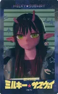 大道寺朱音(アカネ/カード下タイトルロゴ入り) 「銀河特急 ミルキー☆サブウェイ 各駅停車劇場行き シークレットスマホカード」 劇場グッズ