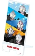 02.集合デザイン(ミニキャライラスト) スマキャラスタンド 「ウルトラマンシリーズ」
