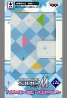 "Idlemaster sideM", uma capa de smartphone de notebook com design de imagem (azul x branco)