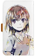 "To Aru Majutsu no Index III" ani-Art Notebook Smartphone Case (L) "III" Misaka