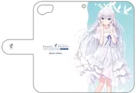 鳴瀬しろは(ドレス) 手帳型スマホケース iPhoneSE(第2世代)/8/7/6s/6用 「Summer Pockets REFLECTION BLUE」