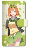 デザイン04(中野四葉) ブックスタイルスマホケース Mサイズ 「五等分の花嫁∬」