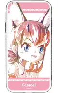 Caracal Ani-Art tempered glass iPhone case (applicable model / iPhone12 mini) "Kemono Friends 2"