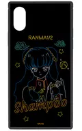 Shampoo Ani-Neon square tempered glass iPhone case (applicable model / iPhone12 Pro Max) "Ranma 1/2"