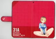 A.茅森月歌 手帳型モバイルフォンケース(フリーサイズ) ルームウェアver. 「ヘブンバーンズレッド」 受注生産限定