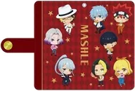 Gathering (Chibi Character) Pocketbook type smartphone case "Mashur MASHLE"