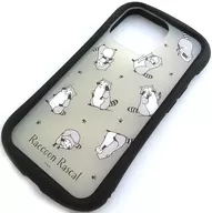 総柄(クリア) i select clear iPhone13 Pro 対応ケース 「あらいぐまラスカル」