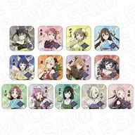 【ボックス】ラブライブ!虹ヶ咲学園スクールアイドル同好会 和風スクエアカンバッジ 百鬼夜行 ver.
