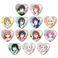 【ボックス】ラブライブ!虹ヶ咲学園スクールアイドル同好会 描き下ろし 縁日ver. トレーディングハート型缶バッジ