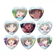 【ボックス】ラブライブ!スーパースター!! トレーディング 唐可可オンリー 場面写ハート型缶バッジ