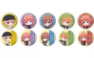 【ボックス】ホログラム缶バッジ(57mm) 五等分の花嫁* 01.ショッピングver. ミニキャライラスト