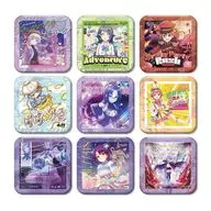 【ボックス】オンゲキ Re：Fresh トレーディング角丸スクエア缶バッジ ver.B