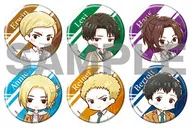 【ボックス】進撃の巨人 缶バッジ 02.学生服ver.(グラフアートイラスト)