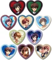 【ボックス】コードギアス 反逆のルルーシュ 第4弾 ハート型缶バッジ