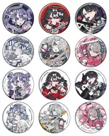【BOX】望月けい×サンリオキャラクターズ 缶バッジ 01.コラボイラスト