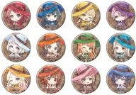 [BOX] Hologram metal badge (57 mm) Gakuen idol Master 04. Wizard ver. Mini Character Illustration