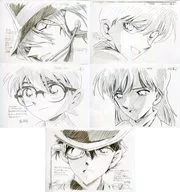 [单品]集合复制亲笔插画(5种SET)"名侦探柯南纯黑的噩梦A SET>711便利店限定预售票特典
