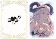 Message card with Astaroth Bromide "GRANBLUE FANTA-Grand Blue Fantasy" 2023 Valentine's White Day Campaign