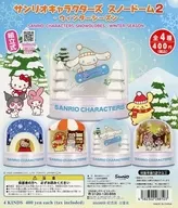 Gacha Mount Paper "Sanrio Character Cters Snow Dome 2 - Winter Season -"