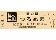 Expired / Unused Michinoeki Tsurunuma Kinen Kippu