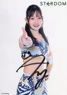 天咲光由(スターダム) 直筆サイン入りポートレート