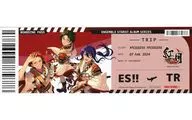 Kogetsu replica Travel Ticket "CD Ensemble Stars! Album series TRIP Kogetsu" TOWER RECORDS Purchase benefits