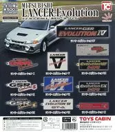 "Mitsubishi Lancer Evolution Orb Rem Metal Key Holder Collection" Gacha Mount Paper