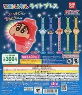 ガチャ台紙 「クレヨンしんちゃん ライトブレス」