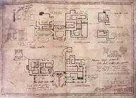 [A la carte] Western-style building designer G. Trevor Floor Map "PS3 Soft BIOHAZARD(RESIDENT EVIL) HD Remaster Collectors Package" Bonus included with the package