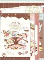 "Sumicco Gurashi" Chocolate Fair Theme Letter Set at Sumikko Cafe