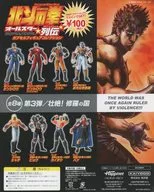 "FIST OF THE NORTH STAR All-Star Series Capsule Figure Collection 3rd : Heroic! Shura no Kuni" (Land of Shura), Gacha Mount paper