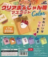 ガチャ台紙 「平成ポップシリーズ クリアまぁじゃん牌 マスコットカラー」
