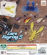 ガチャ台紙 「コロコロコレクション Lure Keyring ルアーキーリング5」