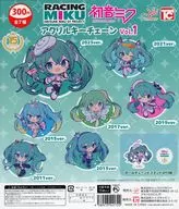 ガチャ台紙 「初音ミク GTプロジェクト アクリルキーチェーン Vol.1」