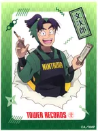 Bunjiro Shioe "Gekihen Nintama Rantaro Doktake Ninjatai Strongest Strategist Strongest Cafe Part-time Dan ×TOWER RECORDS CAFE Trading Acrylic Card"