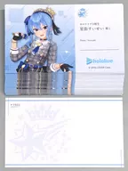 "Virtual YouTuber Hololive" Star Town Suisei Hololive Promotion Appeal Business Card