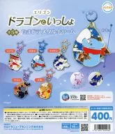 ガチャ台紙 「エリゴン ドラゴンといっしょ たまドラメタルチャーム」