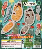 ガチャ台紙 「アートユニブテクニカラー 森のいきものたち 刺繍風マスコット」