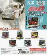 ガチャ台紙 「頭文字D エフェクトアクリルスタンド Vol.7」
