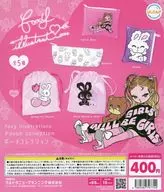 ガチャ台紙 「foxy illustrations ポーチコレクション」