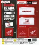 ガチャ台紙 「ホンダ ロゴ＆プロダクトマーク ポーチコレクション」