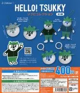 ガチャ台紙 「HELLO!TSUKKY ソフビコレクションド」