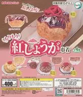 ガチャ台紙 「もりもり紅しょうが巾着」