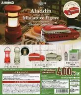 ガチャ台紙 「アラジン ミニチュアフィギュア アウトドアセレクション」